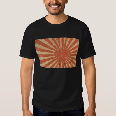 Cool Retro Japanese Flag Awesome Rising Sun T Shirt