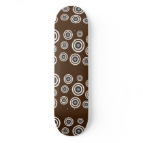 Cool retro old school skateboard
