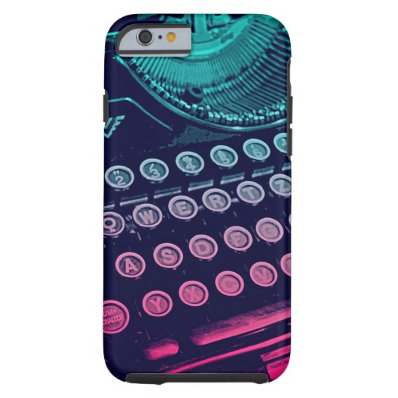 Cool Retro Vintage Typewriter Pop Art Tough iPhone 6 Case