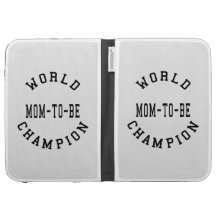 Cool Retro World Champion Mom to Be Kindle 3G Case
