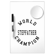 Cool Retro World Champion Stepfather Dry-Erase Boards