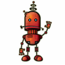 Cool Robot Sam sculpture Photo Cutout