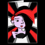 Cool Rock Girl Card - Custom cards
