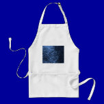 COOL ROYAL BLUE BLACK SPARKLE GLITTER BACKGROUND P aprons