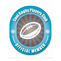 Cool Rugby Players Club posters