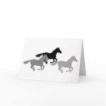 Cool running horses cards