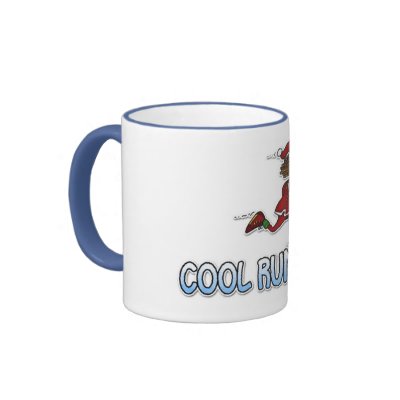 cool running (woman) mug by cfkaatje