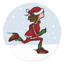 cool runnings  (woman) stickers
