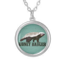 Cool Rustic Honey Badger Pendants