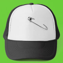 Cool Safety Pin Cap hats by jaceyevans Cool Safety Pin Cap hats