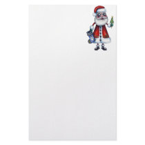 Cool Santa Claus stationery