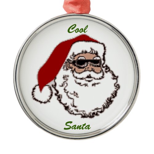 Cool Santa Ornament ornament