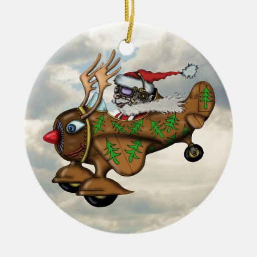 cool santa pilot funny christmas tree ornament zazzle cool santa pilot funny christmas tree ornament zazzle