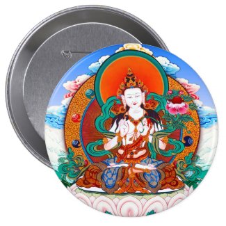 Cool Sarvanivarana Viskambhin Bodhisattva Mahasat Button