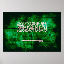 Cool Saudi Flag Print