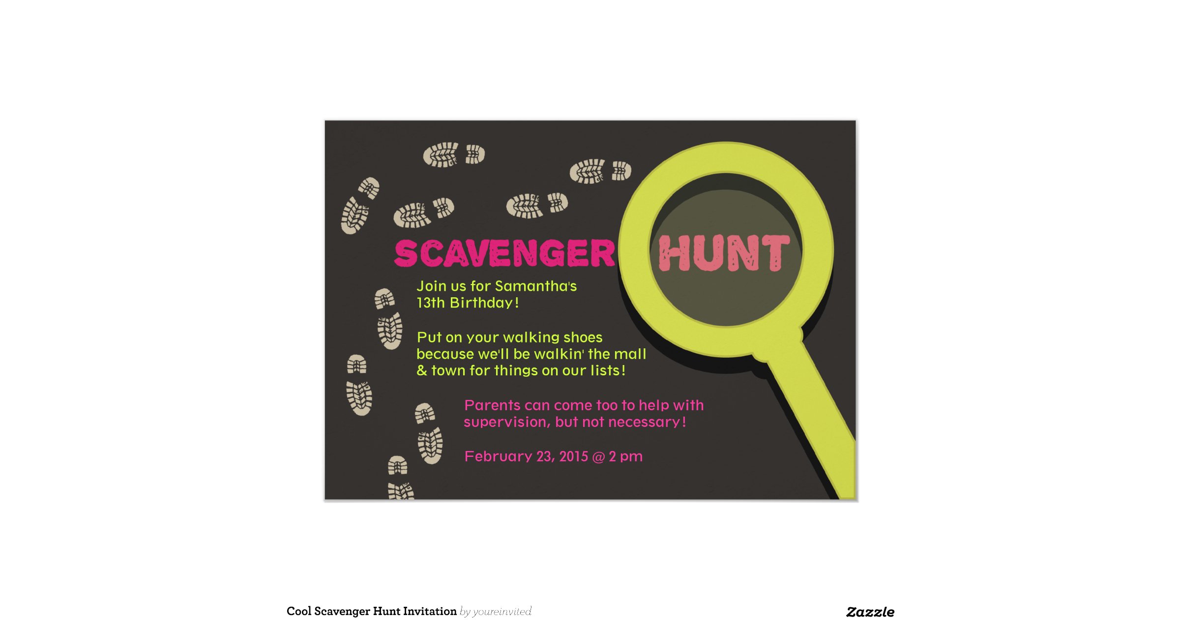 cool_scavenger_hunt_invitation-rdf1383a781df4a83b023607072b4f6df_zkrqs ...