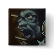 Cool Scream Graffiti Face buttons
