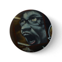 Cool Scream Graffiti Face buttons
