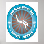 Cool Scuba Divers Club Print