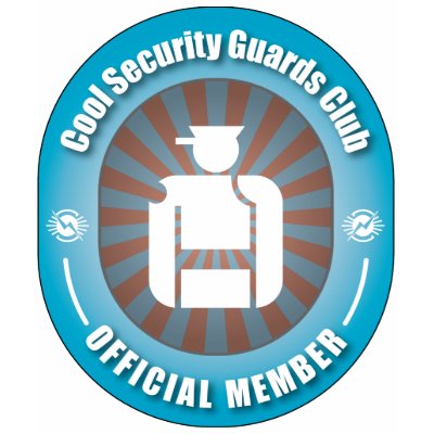 Cool Security Guards Club Shirt by busybees