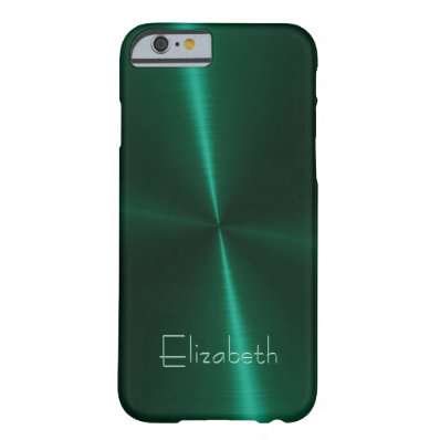 Cool Shiny Radial Steel Metal Barely There iPhone 6 Case