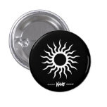 Cool Simple Elegant Classic Black White Tribal Pins