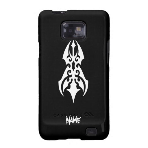 Cool Simple Elegant Classic Black White Tribal Samsung Galaxy Cover