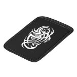 Cool Simple Elegant Classic Black White Tribal iPad Sleeve