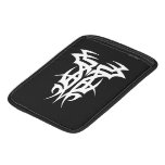 Cool Simple Elegant Classic Black White Tribal Sleeves For iPads