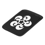 Cool Simple Elegant Classic Black White Tribal iPad Sleeve