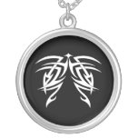 Cool Simple Elegant Classic Black White Tribal Pendants