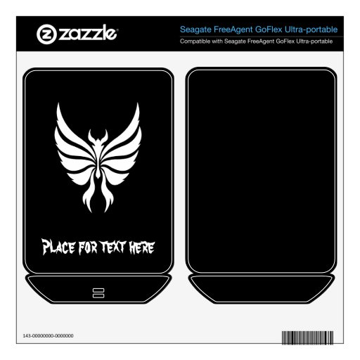Cool Simple Elegant Classic Black White Tribal FreeAgent GoFlex Decals
