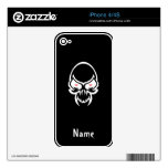 Cool Simple Elegant Classic Black White Tribal iPhone 4S Decal