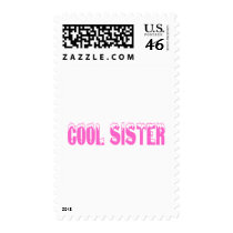 Cool Sister (Pink) Postage Stamp