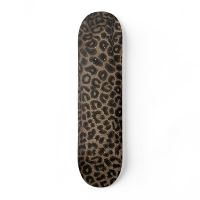 Cool Skateboard Leopard Print Deck NEW! by sexyshirts2