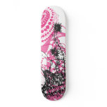 Cool skateboard with graphic design