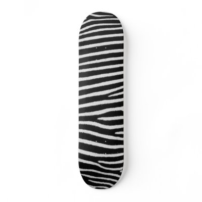 Cool Skateboard ZEBRA Print Deck NEW! by sexyshirts2