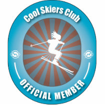Cool Skiers Club photo sculptures