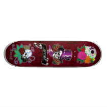 Cool Skull Trio Skate Boards