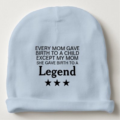 Cool Smart Cute Funny Quotes Baby Beanie