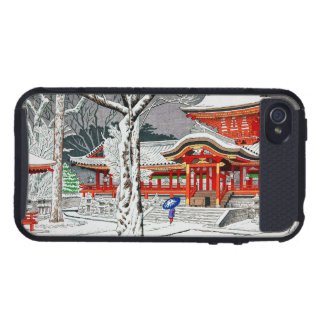 Cool snow in iwashimizu hachiman shrine kyoto iPhone 4/4S cases