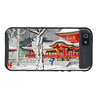 Cool snow in iwashimizu hachiman shrine kyoto cases for iPhone 5