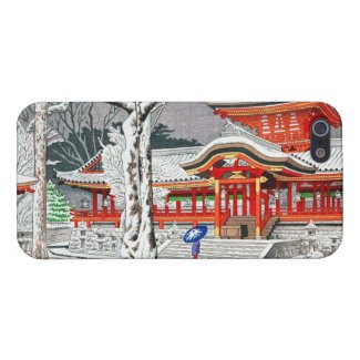 Cool snow in iwashimizu hachiman shrine kyoto cases for iPhone 5