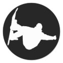 Cool snowboarding stickers