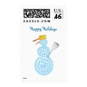 Cool snowman - postage postage