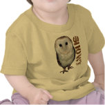 Cool snowy owl baby t-shirt design