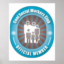 Cool Social Workers Club Print