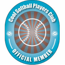 Cool Softball Players Club Photo Sculptures