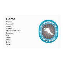 Cool Speed Skaters Club Business Card