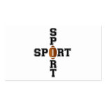 Cool Sport Football Cross Business Card Templates